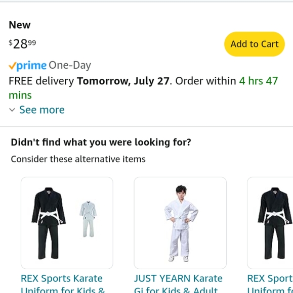 Hawk Sports size 0 white Gi EUC, complete set - Picture 10 of 10